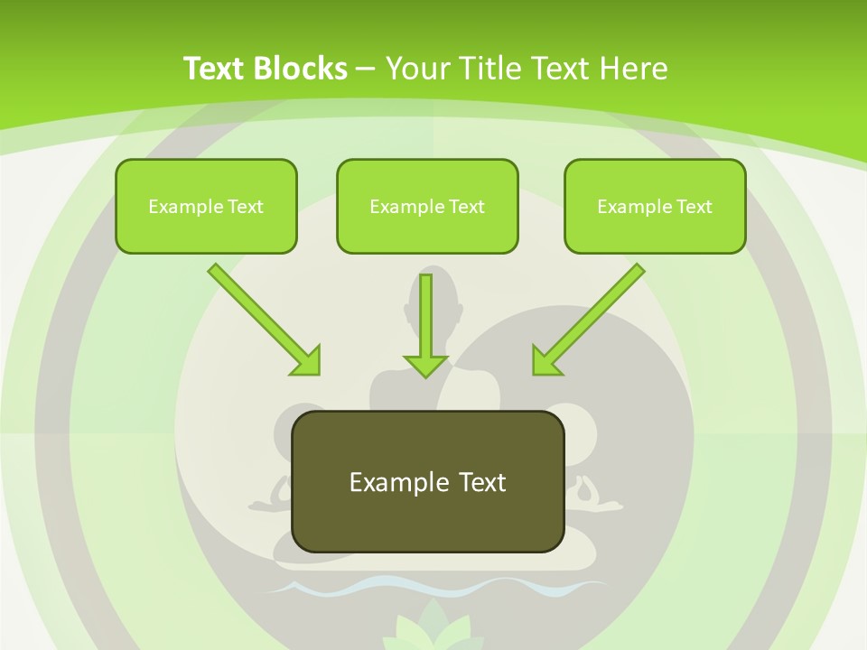 Symbol Logo Zen Lotus PowerPoint Template