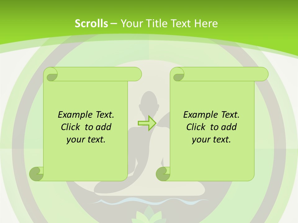 Symbol Logo Zen Lotus PowerPoint Template