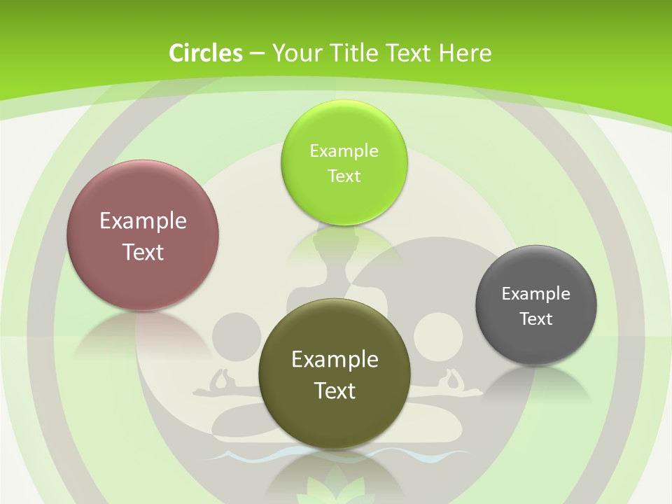 Symbol Logo Zen Lotus PowerPoint Template