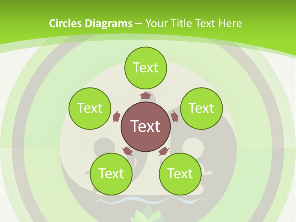 Symbol Logo Zen Lotus PowerPoint Template