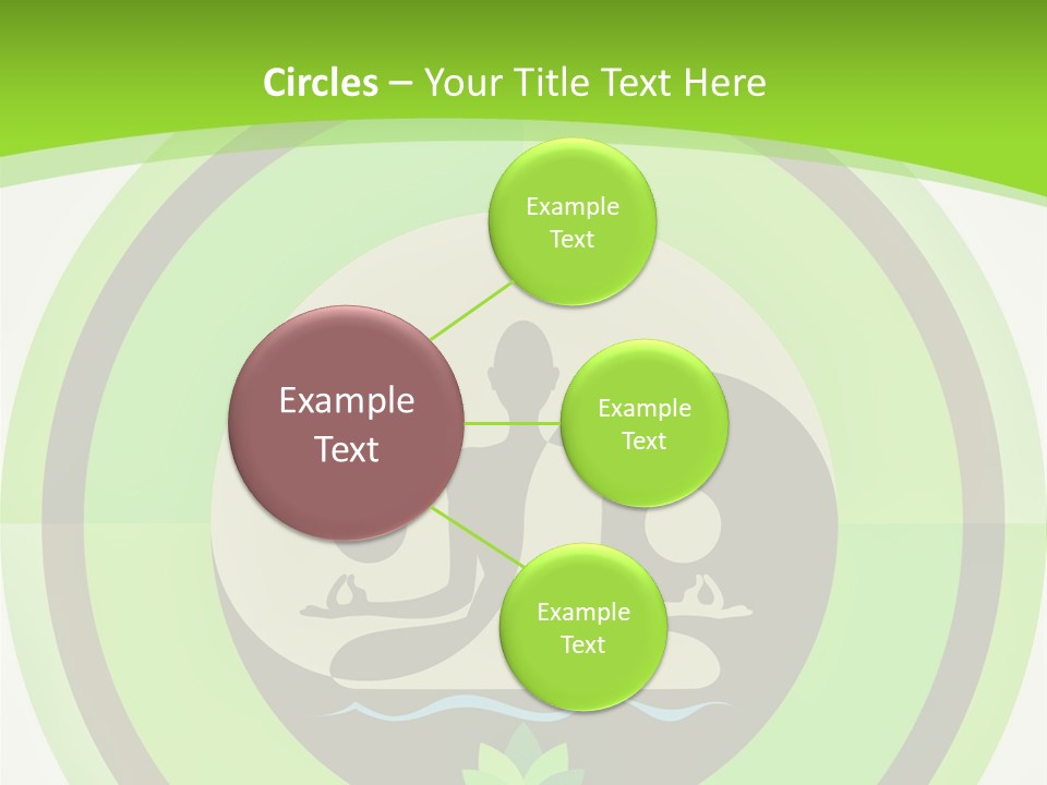 Symbol Logo Zen Lotus PowerPoint Template