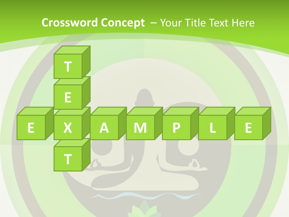 Symbol Logo Zen Lotus PowerPoint Template