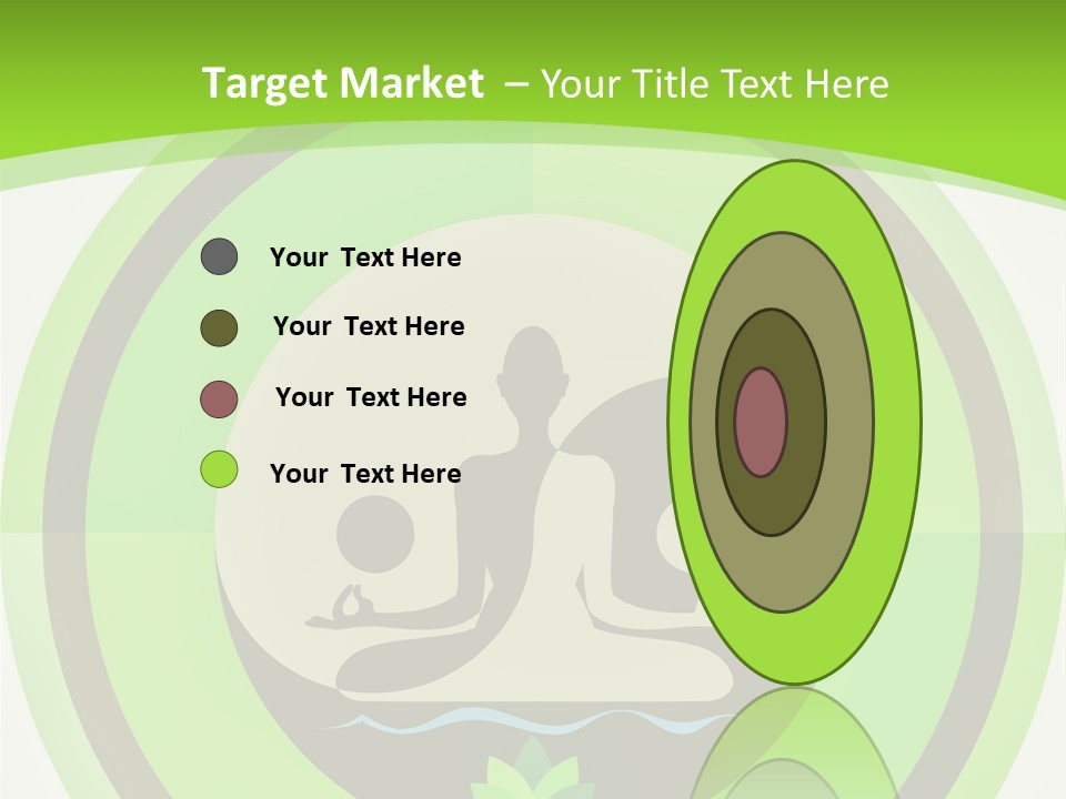 Symbol Logo Zen Lotus PowerPoint Template