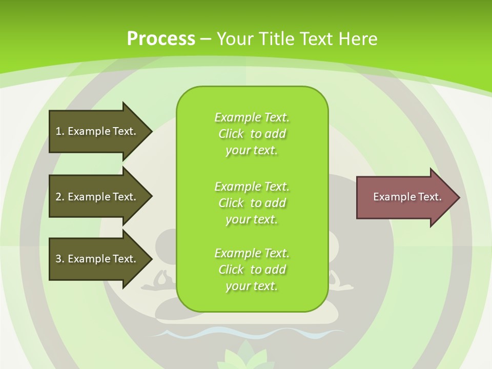 Symbol Logo Zen Lotus PowerPoint Template