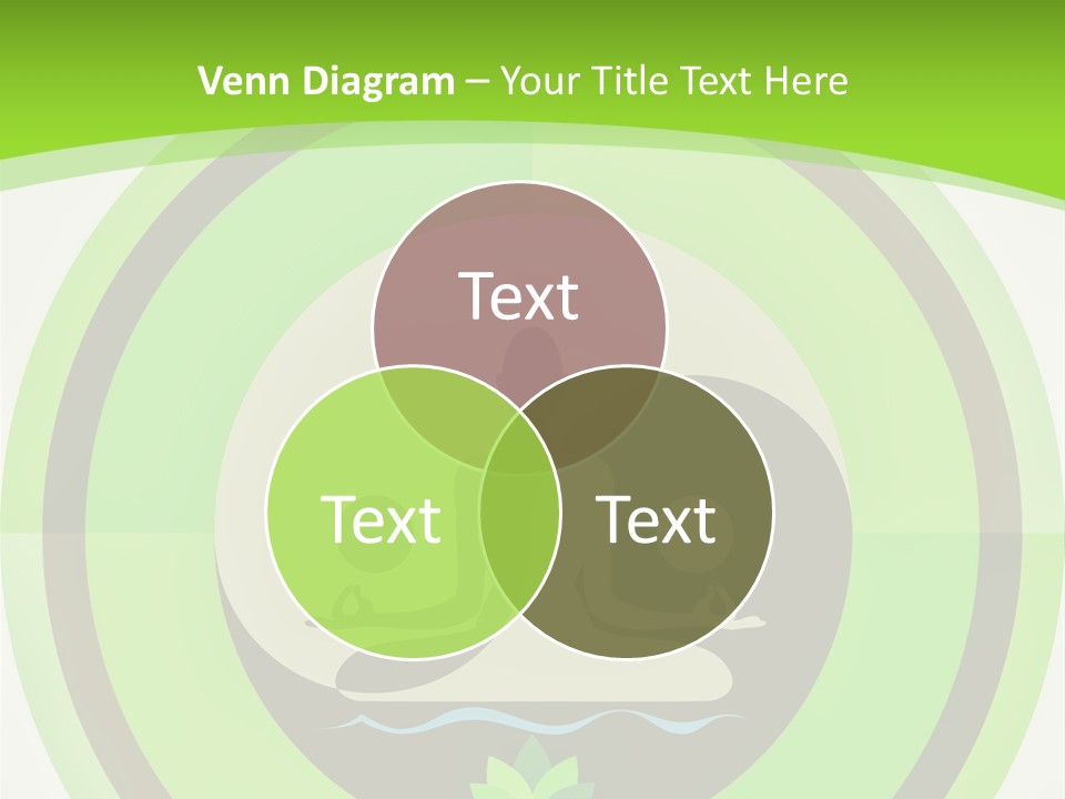 Symbol Logo Zen Lotus PowerPoint Template