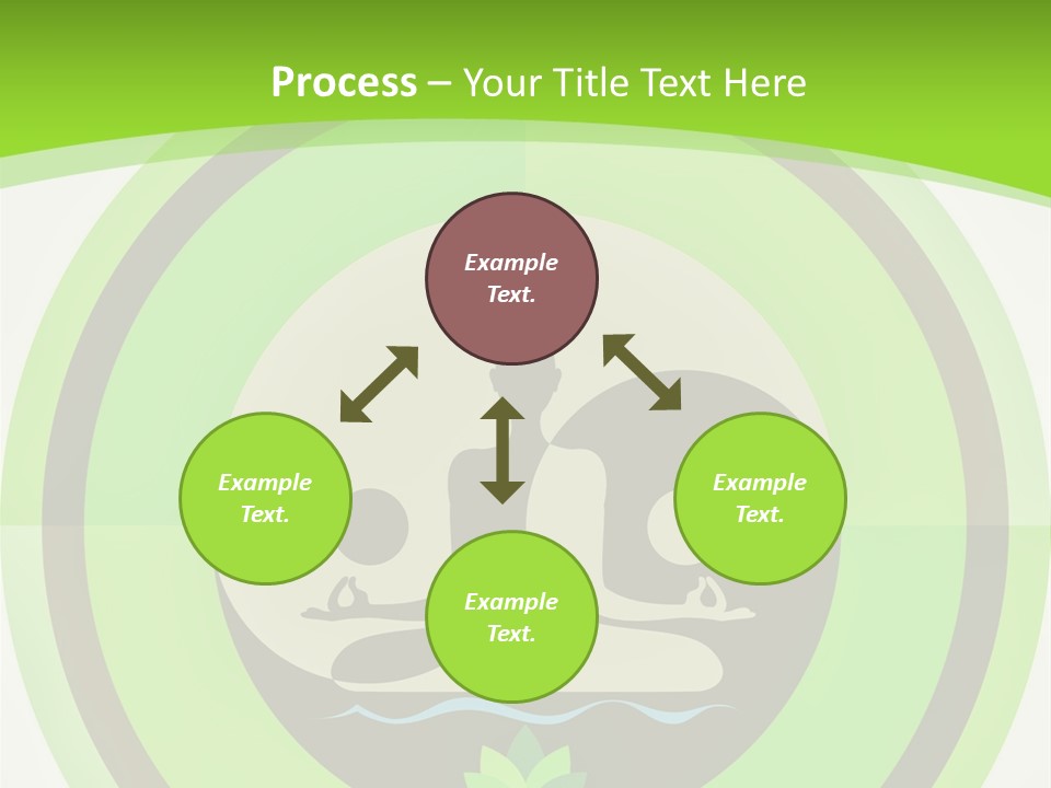 Symbol Logo Zen Lotus PowerPoint Template