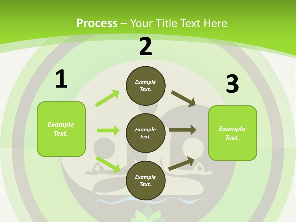 Symbol Logo Zen Lotus PowerPoint Template