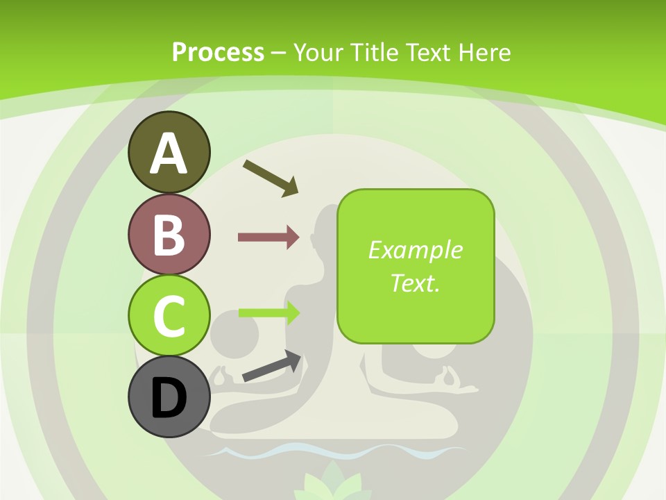 Symbol Logo Zen Lotus PowerPoint Template