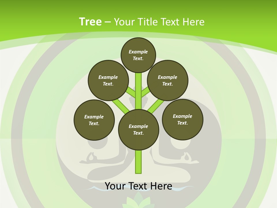 Symbol Logo Zen Lotus PowerPoint Template