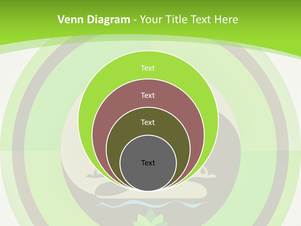 Symbol Logo Zen Lotus PowerPoint Template