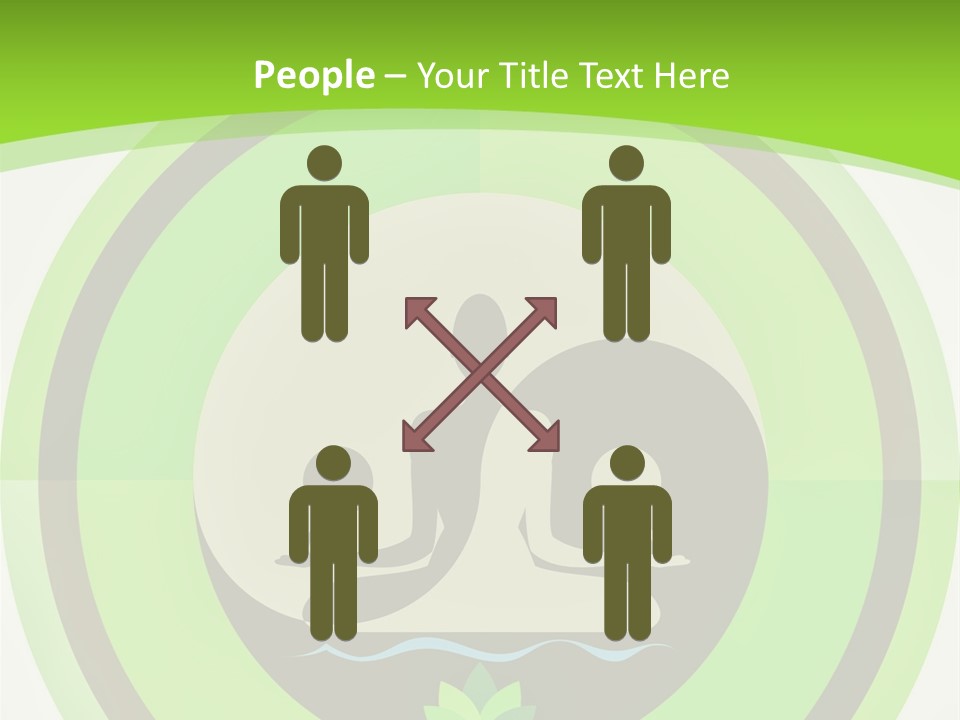 Symbol Logo Zen Lotus PowerPoint Template