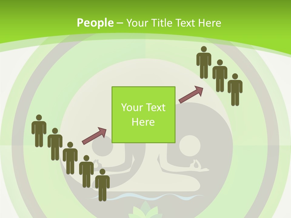 Symbol Logo Zen Lotus PowerPoint Template