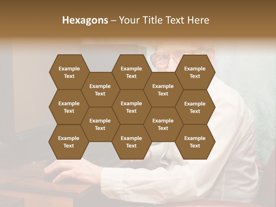 Man Retirement Research PowerPoint Template