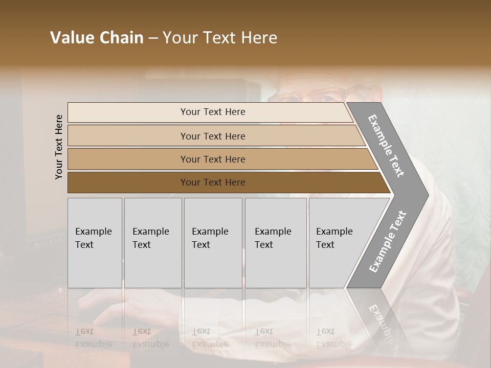 Man Retirement Research PowerPoint Template