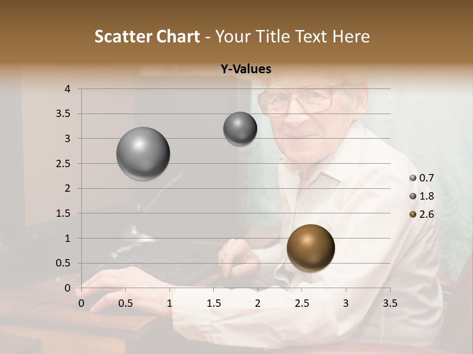Man Retirement Research PowerPoint Template