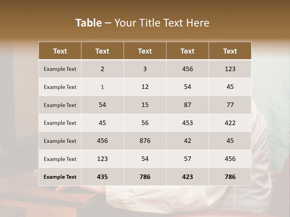 Man Retirement Research PowerPoint Template