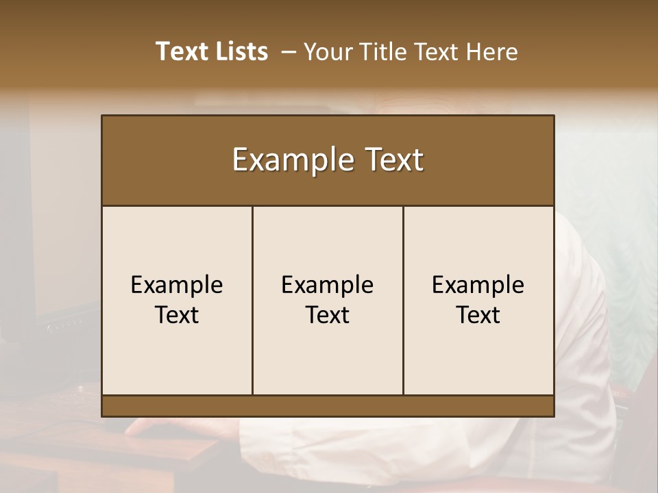 Man Retirement Research PowerPoint Template