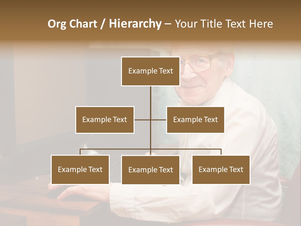 Man Retirement Research PowerPoint Template