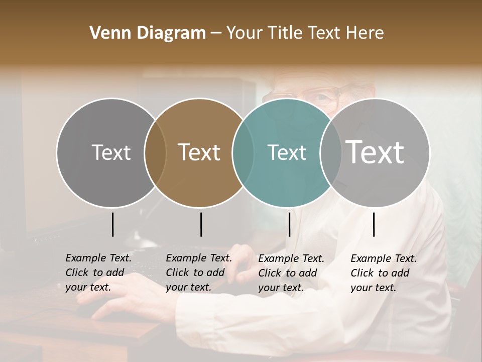 Man Retirement Research PowerPoint Template