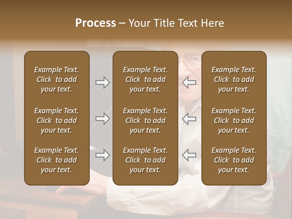 Man Retirement Research PowerPoint Template