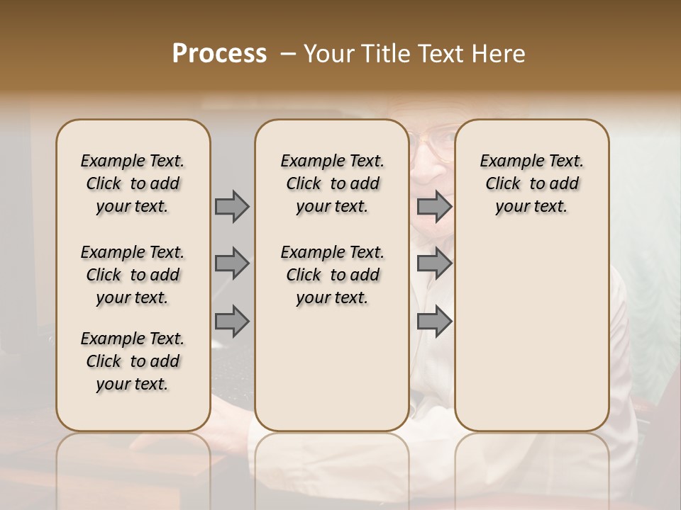 Man Retirement Research PowerPoint Template