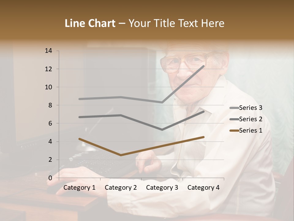 Man Retirement Research PowerPoint Template