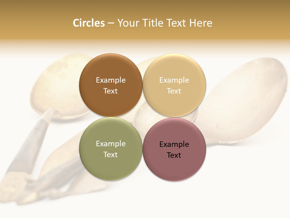 Silverware Dining Isolated PowerPoint Template