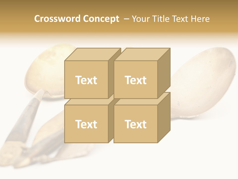 Silverware Dining Isolated PowerPoint Template