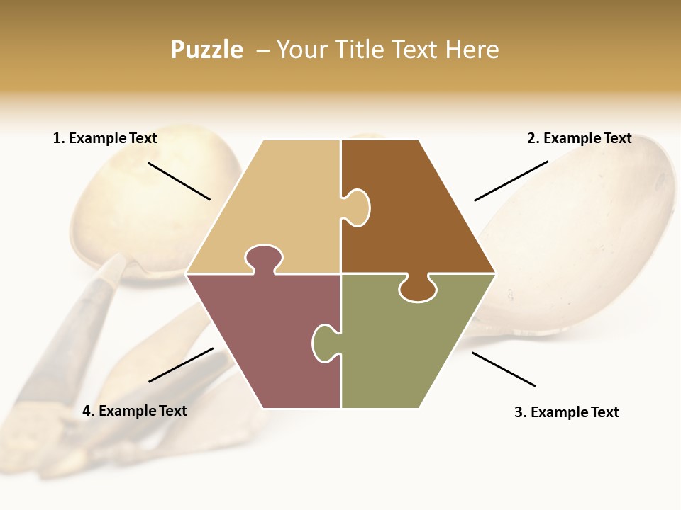 Silverware Dining Isolated PowerPoint Template