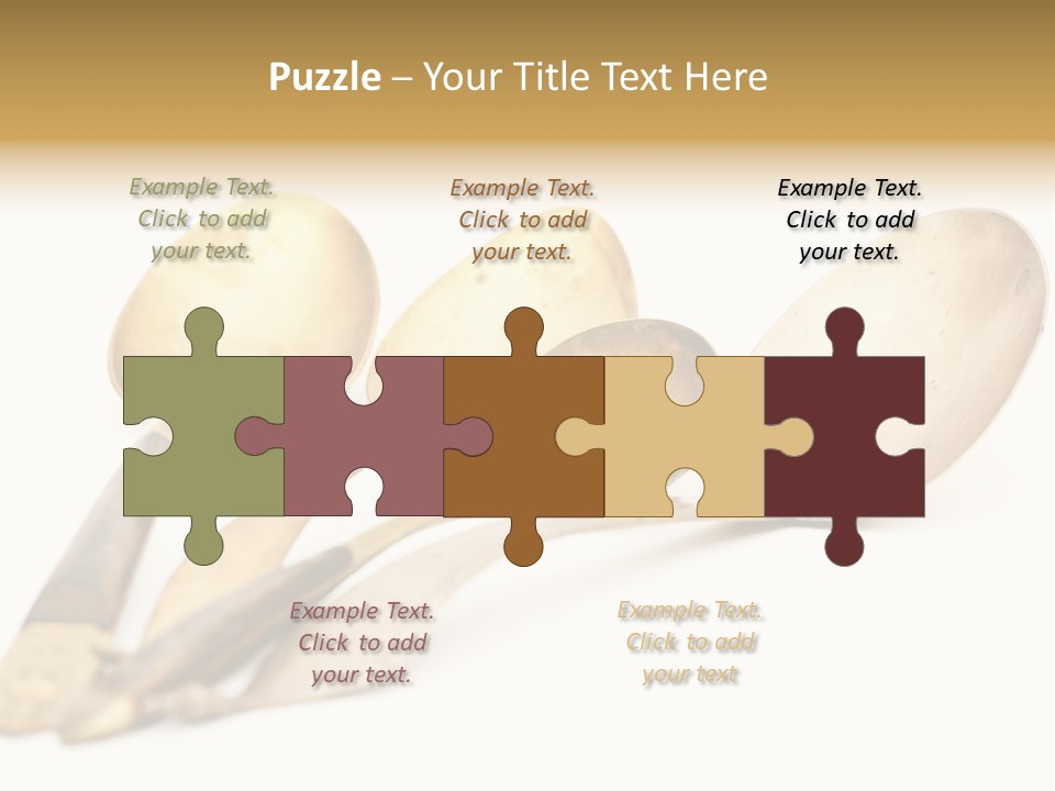 Silverware Dining Isolated PowerPoint Template