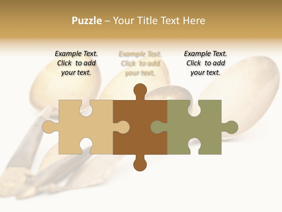 Silverware Dining Isolated PowerPoint Template