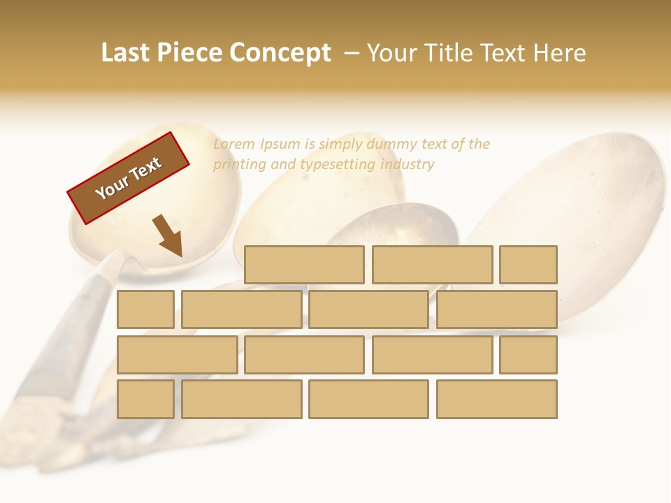 Silverware Dining Isolated PowerPoint Template