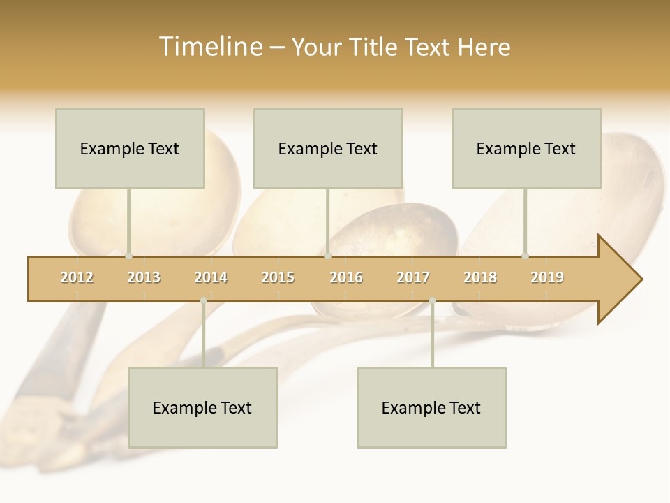 Silverware Dining Isolated PowerPoint Template