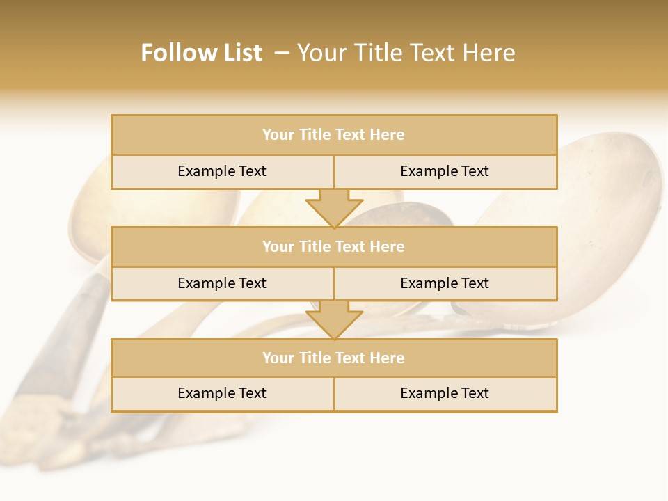 Silverware Dining Isolated PowerPoint Template