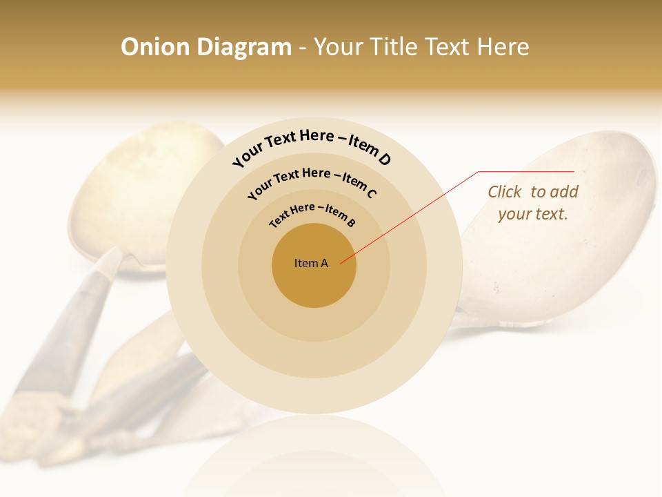 Silverware Dining Isolated PowerPoint Template