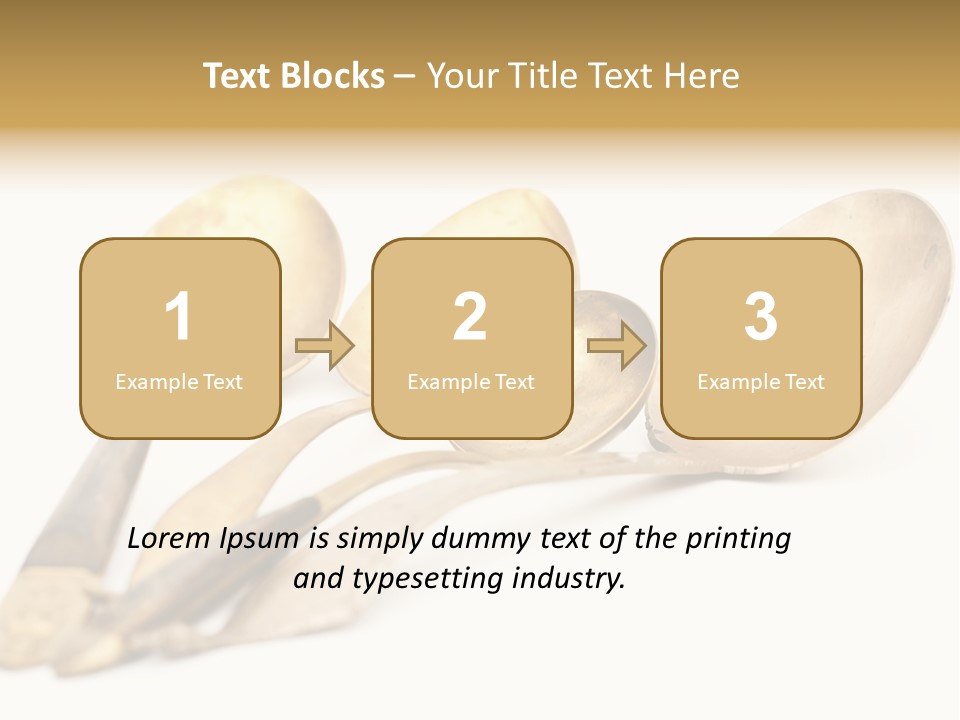 Silverware Dining Isolated PowerPoint Template