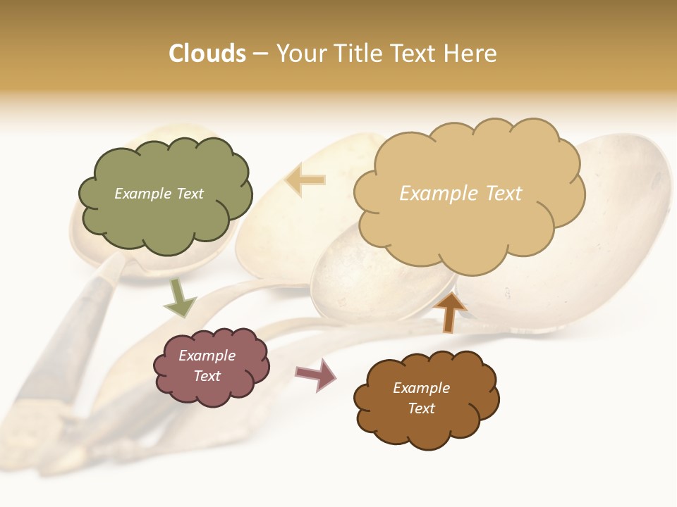 Silverware Dining Isolated PowerPoint Template