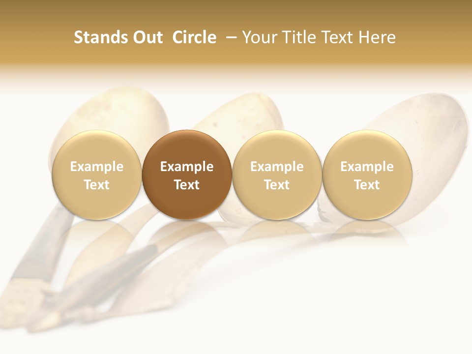 Silverware Dining Isolated PowerPoint Template