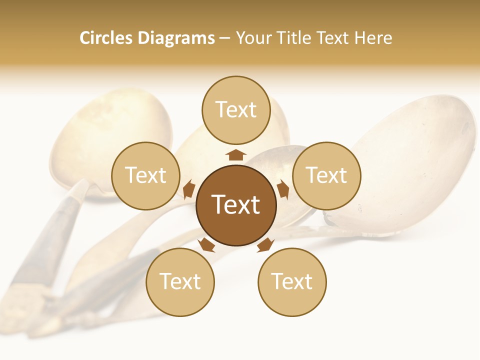 Silverware Dining Isolated PowerPoint Template