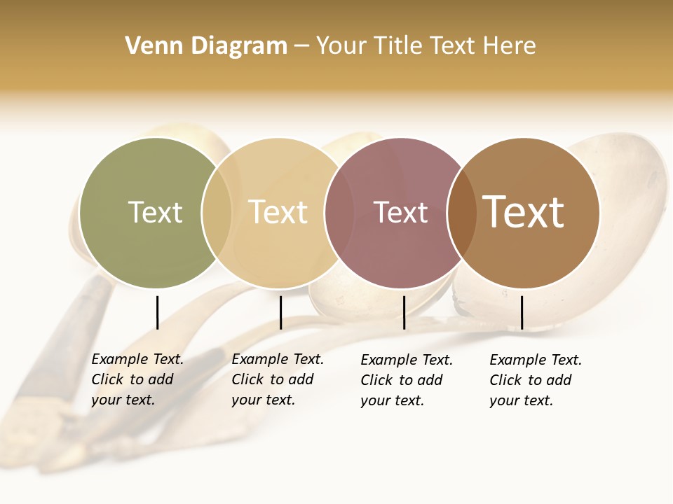 Silverware Dining Isolated PowerPoint Template