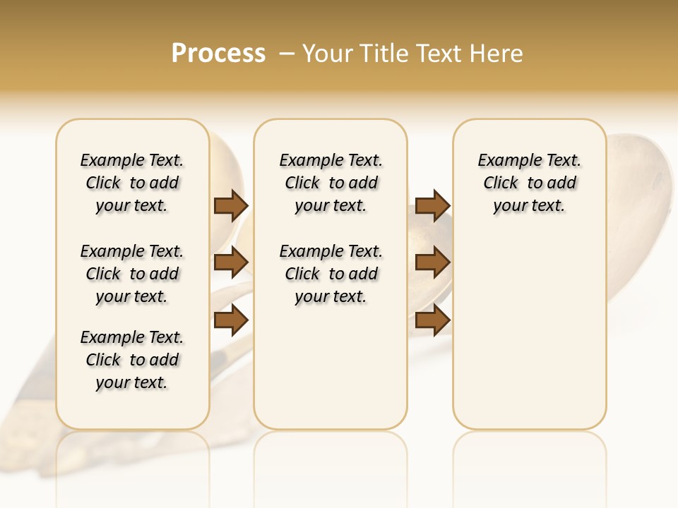 Silverware Dining Isolated PowerPoint Template