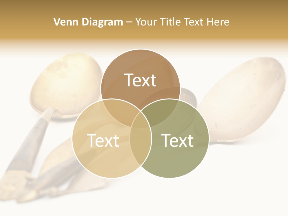 Silverware Dining Isolated PowerPoint Template