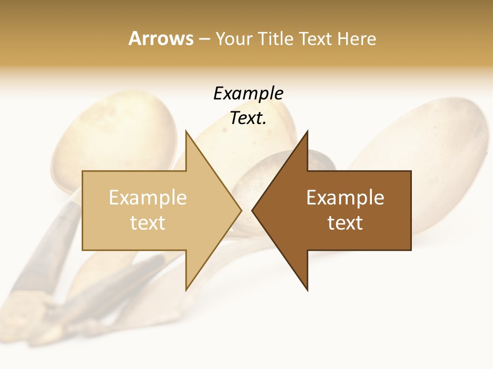 Silverware Dining Isolated PowerPoint Template