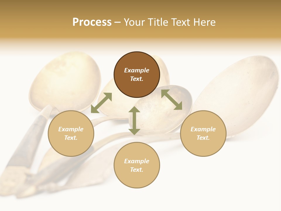 Silverware Dining Isolated PowerPoint Template