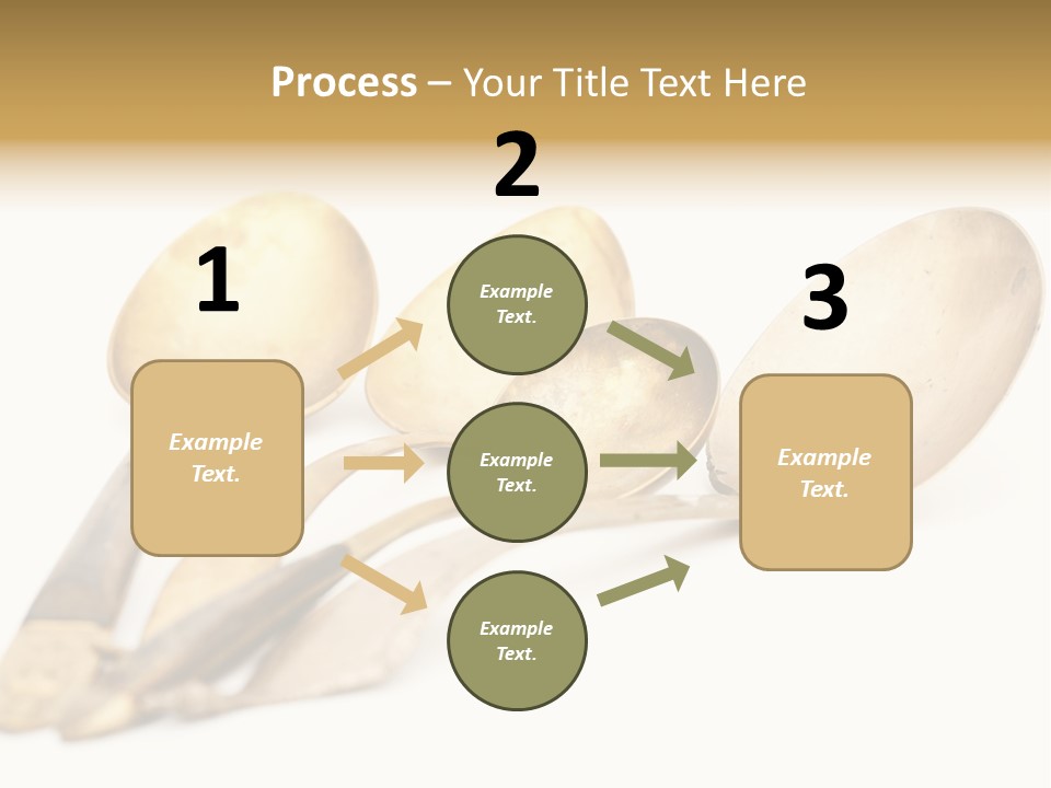 Silverware Dining Isolated PowerPoint Template