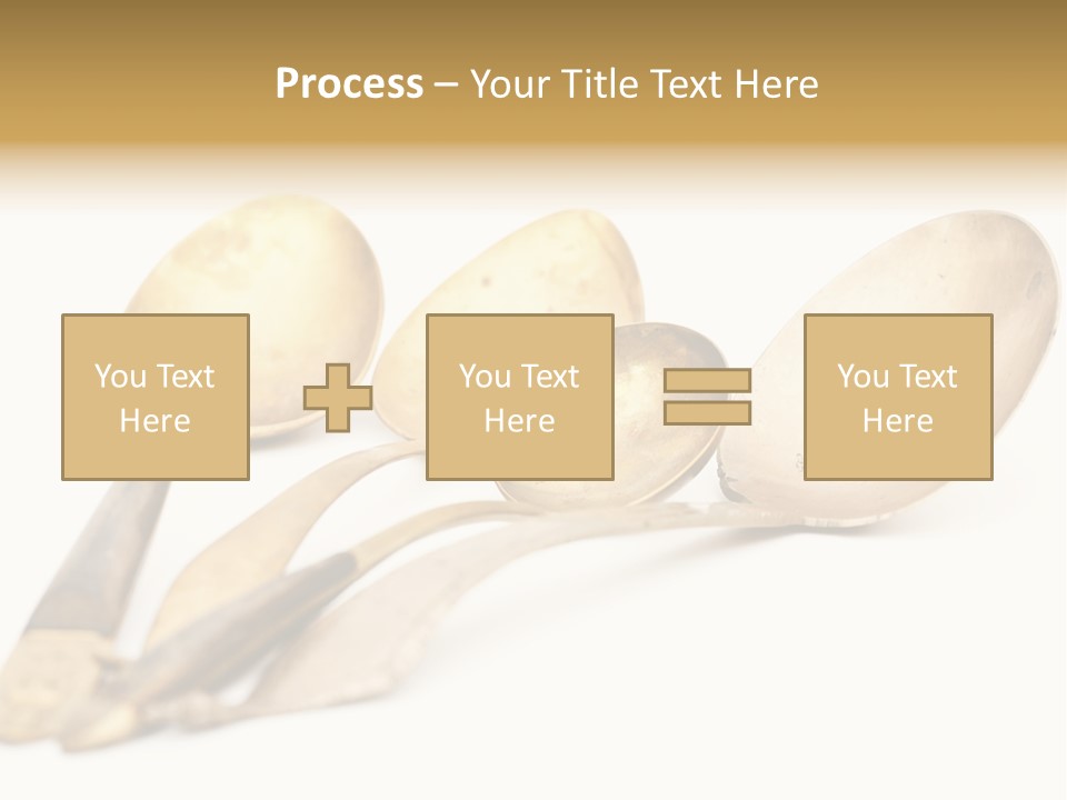 Silverware Dining Isolated PowerPoint Template