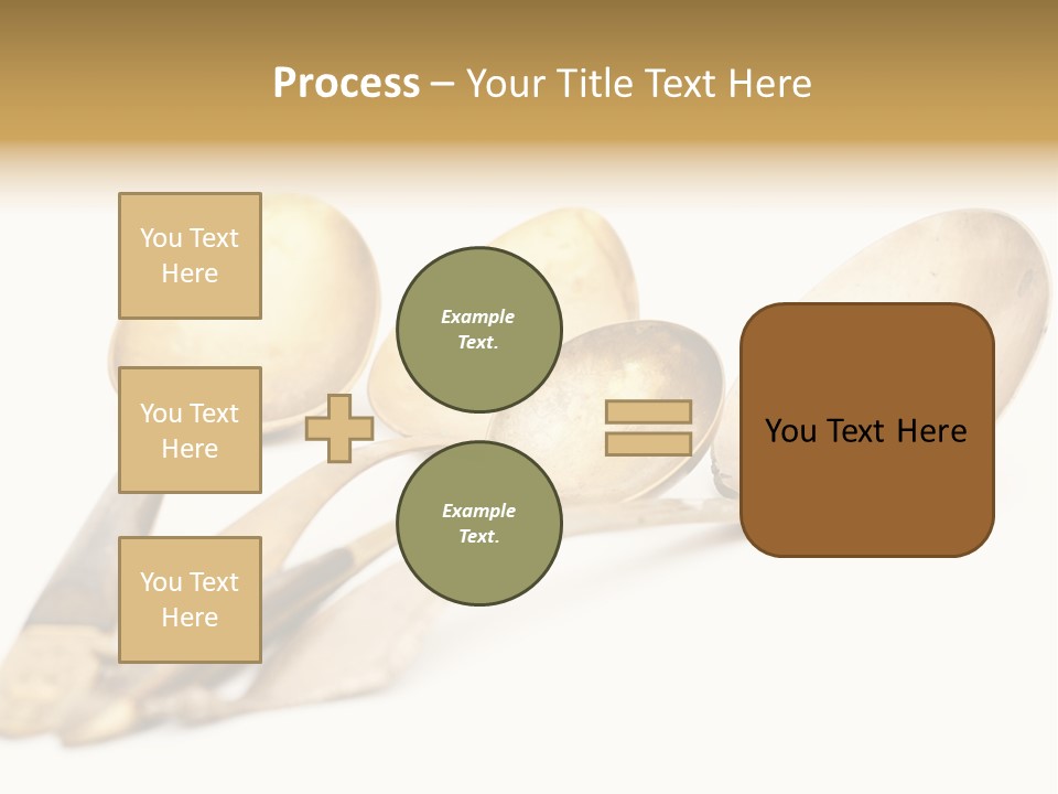 Silverware Dining Isolated PowerPoint Template