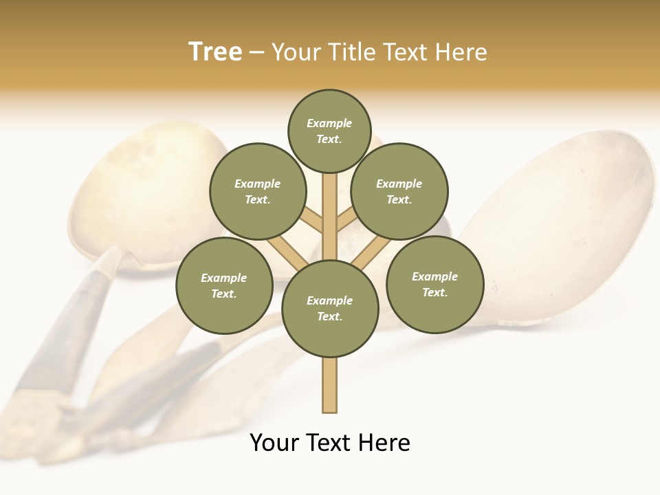 Silverware Dining Isolated PowerPoint Template