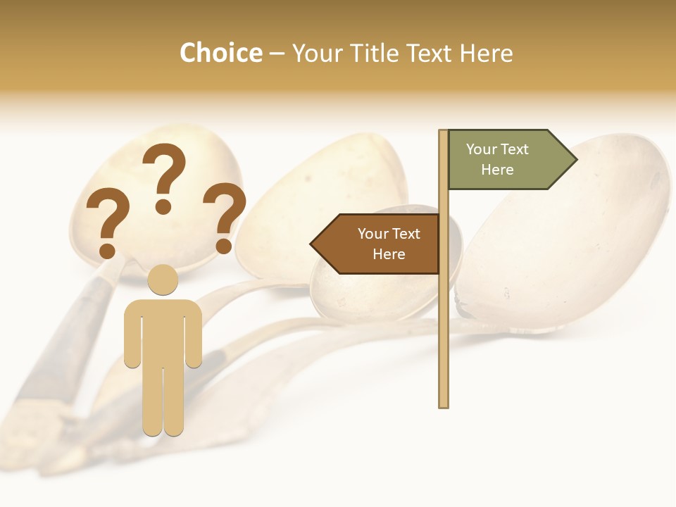 Silverware Dining Isolated PowerPoint Template