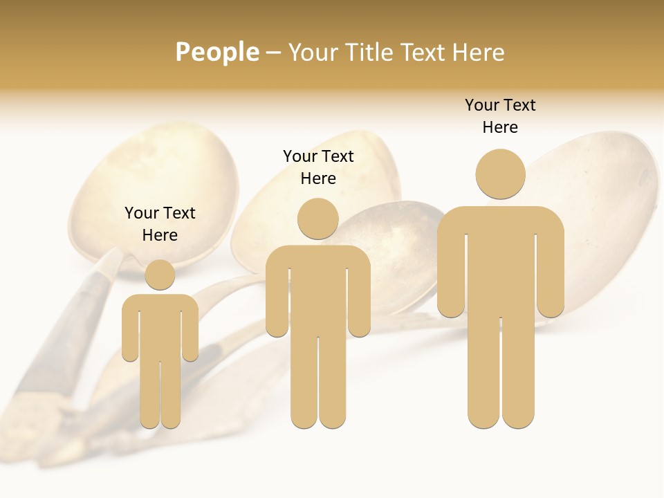 Silverware Dining Isolated PowerPoint Template